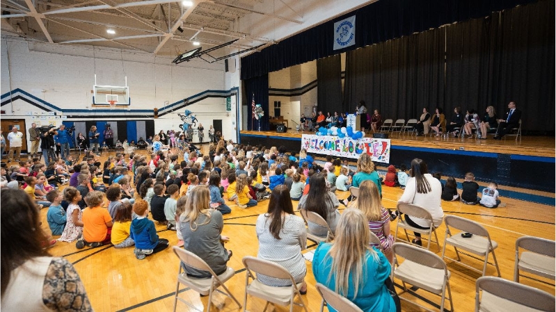 Louie school assembly